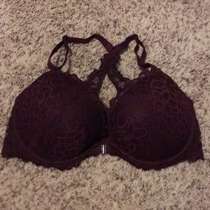 PINK Maroon Date Racerback 36DD